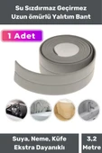 İzolasyon Bant Su Geçirmez Sızdırmaz Dayanıklı Pvc Yağ Kenar Küf Önleyici 3.2m Gri thumbnail 1