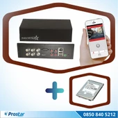 4 Kanal Mobil Dvr Kayıt Cihazı 1 TB Harddisk Dahil Uzaktan İzleme Destekli Hdmi girişli - 1