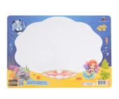 Panda Animasyonlu Deniz Kızı Yazı Tahtası Ahşap 23X33 - 1