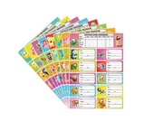 Seven Okul Etiketi 3Lü Farklı Modeller - 3 paket - 1