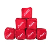 Peluş Zar Atatürk İmzalı 6 Cm - 4 adet - 1
