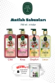 Limon, Kiraz, Çilek, Greyfurt Mutfak Sabun 750 ML ve Rosıe - 1