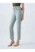 Loft Cosfort Straıght Carmen Vıntage Ice Blue Wash Kadın Jean Pantolon LF2038797 thumbnail 3