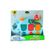 Oyuncak Fil Piyano Işıklı Sesli Sevimli fil Piyano thumbnail 2