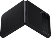 Samsung Galaxy Z Flip3 5G Deri Kılıf Hakiki Deri Lether Cover EF-VF711 - 3