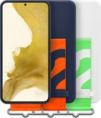 Samsung Galaxy S22+ Plus Kayışlı Silikon Kılıf Strap Silicone Cover EF-GS906 - 6