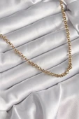 316L Çelik Gold Renk Kadın Kolye - TJ-BKO9665 - 1