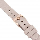 Bouletta Fitbit Versa2-3 Seri Uyumlu Deri Kordon Ferro R.Gold Troklu ERC3 Bej - 3
