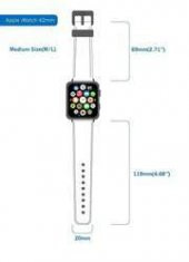 Bouletta Apple Watch Deri Kordon 42-44mm Çember RST1 - 5