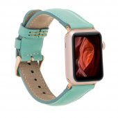 Bouletta Apple Watch Deri Kordon 42-44mm BRN7 Yeşil - 1
