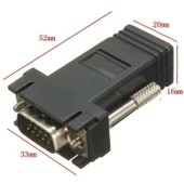 Rj45 Vga Ekleme Ek 30 Metre Uzatıcı Cat5/6 Monitör Extender - 2 Adet 5059 - 2