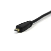 Ancheyn Micro HDMI to HDMI Çevirici Görüntü ve Ses Aktarım Kablosu 15 cm 5139 - 4