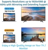 HDMI to VGA 3.5mm Jack Ses Çıkışlı FHD 1080P Çevirici Dönüştürücü 4867 - 4