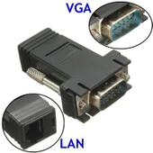 Rj45 Vga Ekleme Ek 30 Metre Uzatıcı Cat5/6 Monitör Extender - 2 Adet 5059 - 3