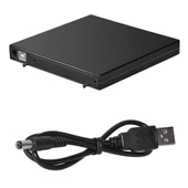 USB Sata 12.7 mm DVD RW Writer Kutusu External Harici Caddy Kutu 5115 thumbnail 6