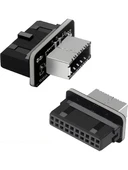 Ancheyn Type-E To USB 3.0 19 PIN Anakart Dişi Erkek Çevirici Dönüştürücü Adaptör 5209 thumbnail 1