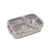 Bento Lunch Box 3 Bölmeli Bej - 2