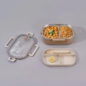Bento Lunch Box Haki 920 Ml. - 1