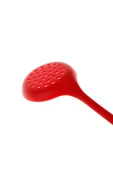 Burcummm Silikon 2 li Uzun Kepçe Kevgir Seti Kırmızı - 4