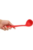 Burcummm Silikon Uzun Kepçe Kırmızı - 3