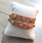 Hdmarketim Hakiki Deri Dolama Bileklik Ayarlanabilir - 1