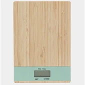 Ahşap Lüks Dijital Ekranlı Hassas Elektronik Mutfak Terazisi 15 Kg 1 Gr - 1