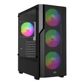 GameBooster CRUX E650B 650W 80+ WHITE USB 3.0 Mesh 4*Rainbow Fanli Mid-T E-ATX Gaming Siyah Kasa - 1