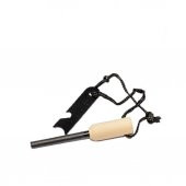 SWAT SW095 AHŞAP SAPLI MAGNEZYUM ÇUBUĞU-CM ÖLÇER-ATEŞ BAŞLATICI - 1