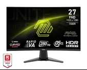 MSI 27 MAG 276CXF 1920x1080 FHD CURVE 1500R RAPID VA 280HZ 0.5MS GTG ADAPTIVE-SYNC SIYAH GAMING MONITOR - 1