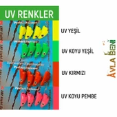 SAFİR BALIK KAFA UV ve GLOW JİG HEAD - 2