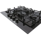 Haier HAVG5D4HB Wok Gözlü Siyah Ankastre Ocak - 4