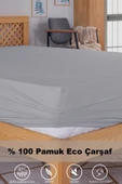 Penye Lastikli Çarşaf, 100x200 Tek Kişilik %100 Pamuk Örme Kumaş, 145 gr/m2 - 1