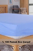 Penye Lastikli Çarşaf, 100x200 Tek Kişilik %100 Pamuk Örme Kumaş, 145 gr/m2 - 11