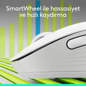 Logitech M650 Signature 910-006238 Beyaz Sessiz Büyük Boy Sağ El Optik Kablosuz Mouse Teşhir - 4