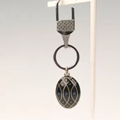 Gümüş Desen  Anahtarlık - 3