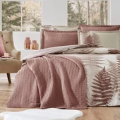 Özdilek Çift Kişilik Rnf. Nevresim T. Yatak Örtüsü Love Ladder Kahve - 1