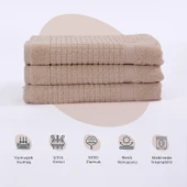 Homedius Banyo Kareli Ayak Desenli Pamuk Ayak Havlusu 50x70cm 50x70 Mor - 8