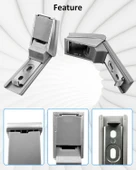 Buzdolabı Kapak Mandalı Tamir Kiti Liebherr Miele ile uyumlu thumbnail 2