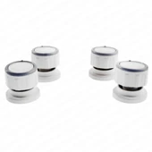 Ankastre Ocak Fırın Beyaz Düğme Seti thumbnail 1