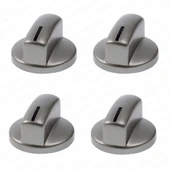 Ocak Fırın Ankastre Düğmesi Bsch ile uyumlu 4'lü Set - Gri thumbnail 1