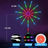 RGB Firework LED Duvar Lambası thumbnail 3