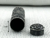 Silindir 925 Ayar Osmanlı Tuğralı Cevşen Muska Kabı thumbnail 3