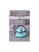 Tek Katlı Sızdırmaz Yemek Termosu Sefer Tası Saklama Kabı Turkuaz - 3