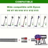 Süpürge Esnek Ara Temizleme Aracı DYS V15 V12 V11 V10 V8 V7 V6 ile Uyumlu thumbnail 4