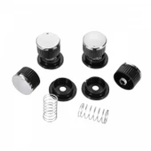 Üniversal Ankastre ocak fırın Düğme seti İnox siyah thumbnail 2