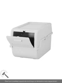 3'lü Set Organizer Erzak Kutusu Bpa Free Saklama Kutusu Soğanlık Sebzelik Sepet Gri 8 Lt x 3 - 2