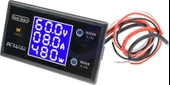 Dc 0-100V 10A Digital Voltmetre Ampermetre ve Wattmetre Deekrobot 0-1000W Mavi LCD - 1