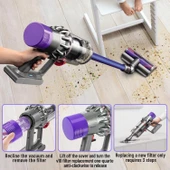 Hepa Filtre Elektrikli Süpürge V10 Sv12 Cyclone Animal Absolute Dysn ile uyumlu thumbnail 2