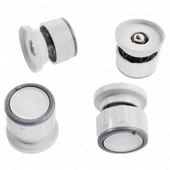 Ankastre Ocak Fırın Beyaz Düğme Seti thumbnail 2