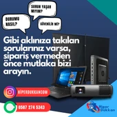 HP 22 inç Monitör & Hyper Box 4K Android TV Box Free IP (Klavye Mouse Hediye) - 4